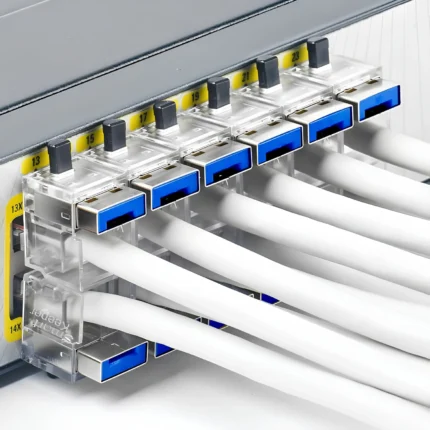 Blokada kabla LAN RJ45 zestaw 5szt. z kluczem SmartKeeper NC03