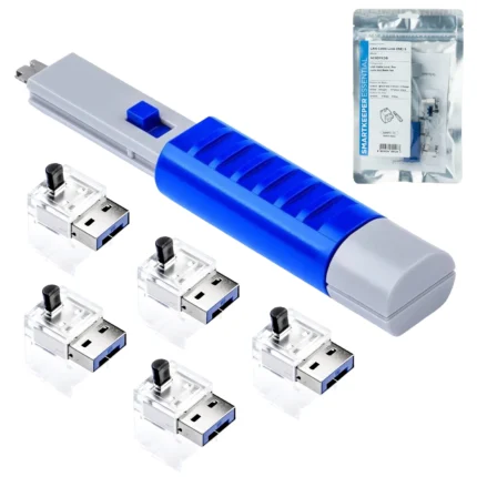 Blokada kabla LAN RJ45 zestaw 5szt. z kluczem SmartKeeper NC03PKDB