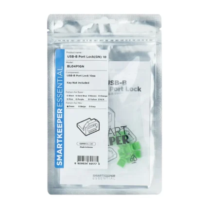 Zabezpieczenie portu USB-B fizyczna 10szt. bez klucza Smartkeeper BL04P1GN