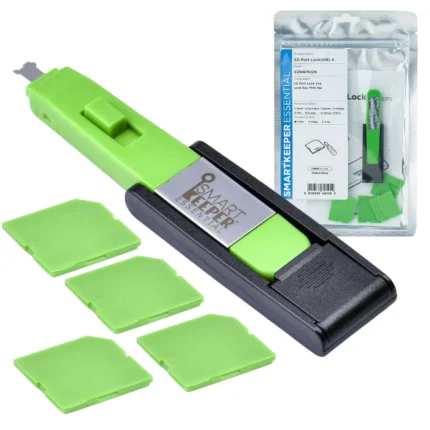 Blokada portu SD zabezpieczenie fizyczne 4szt + klucz Smartkeeper SD04PKGN