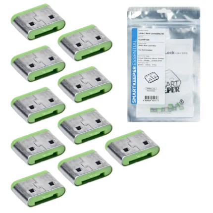 Blokada portu USB USB-C fizyczna 10szt. bez klucza Smartkeeper CL04P1GN