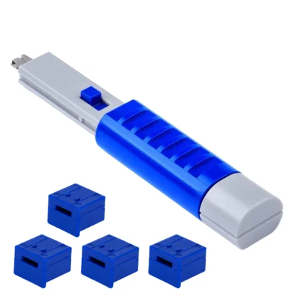 Blokada portu modułu światłowodowego SFP 4szt. + klucz Smartkeeper F003PKDB